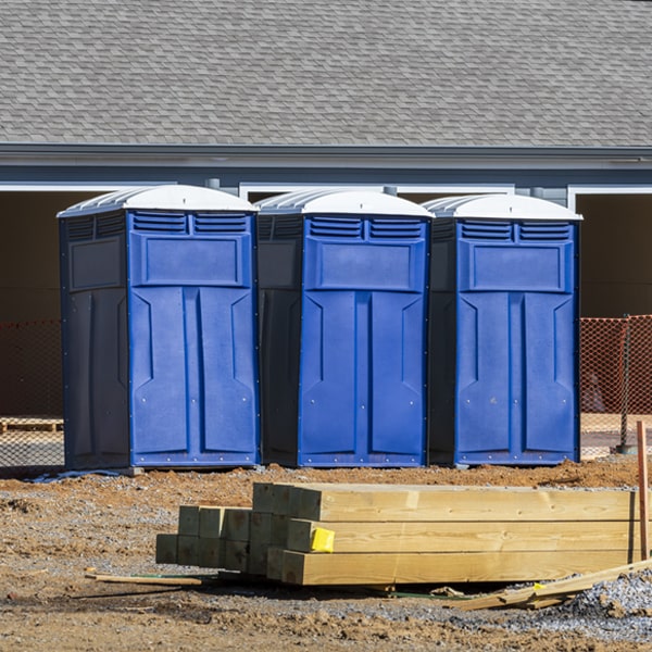 are there any restrictions on what items can be disposed of in the portable restrooms in Warrenton TX